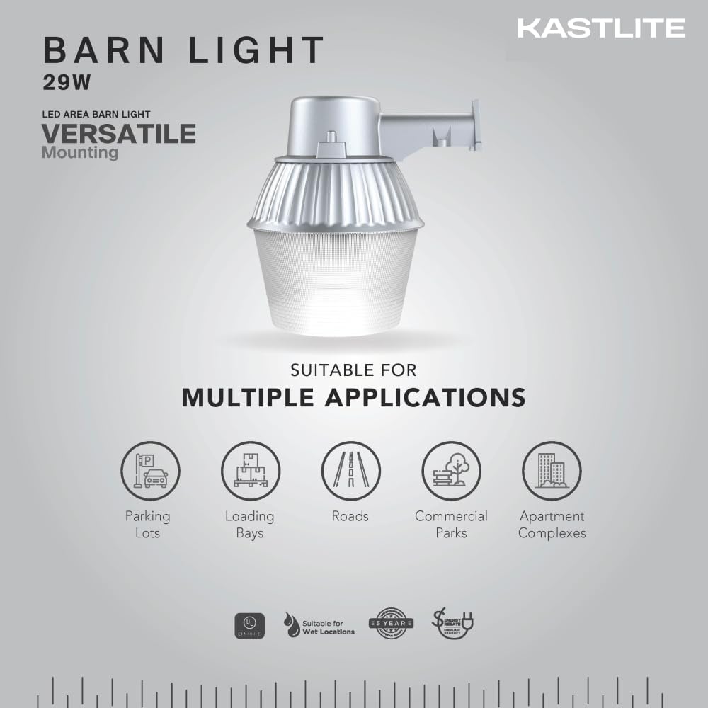 KastLite 29W Outdoor Dusk to Dawn Area/Flood Light