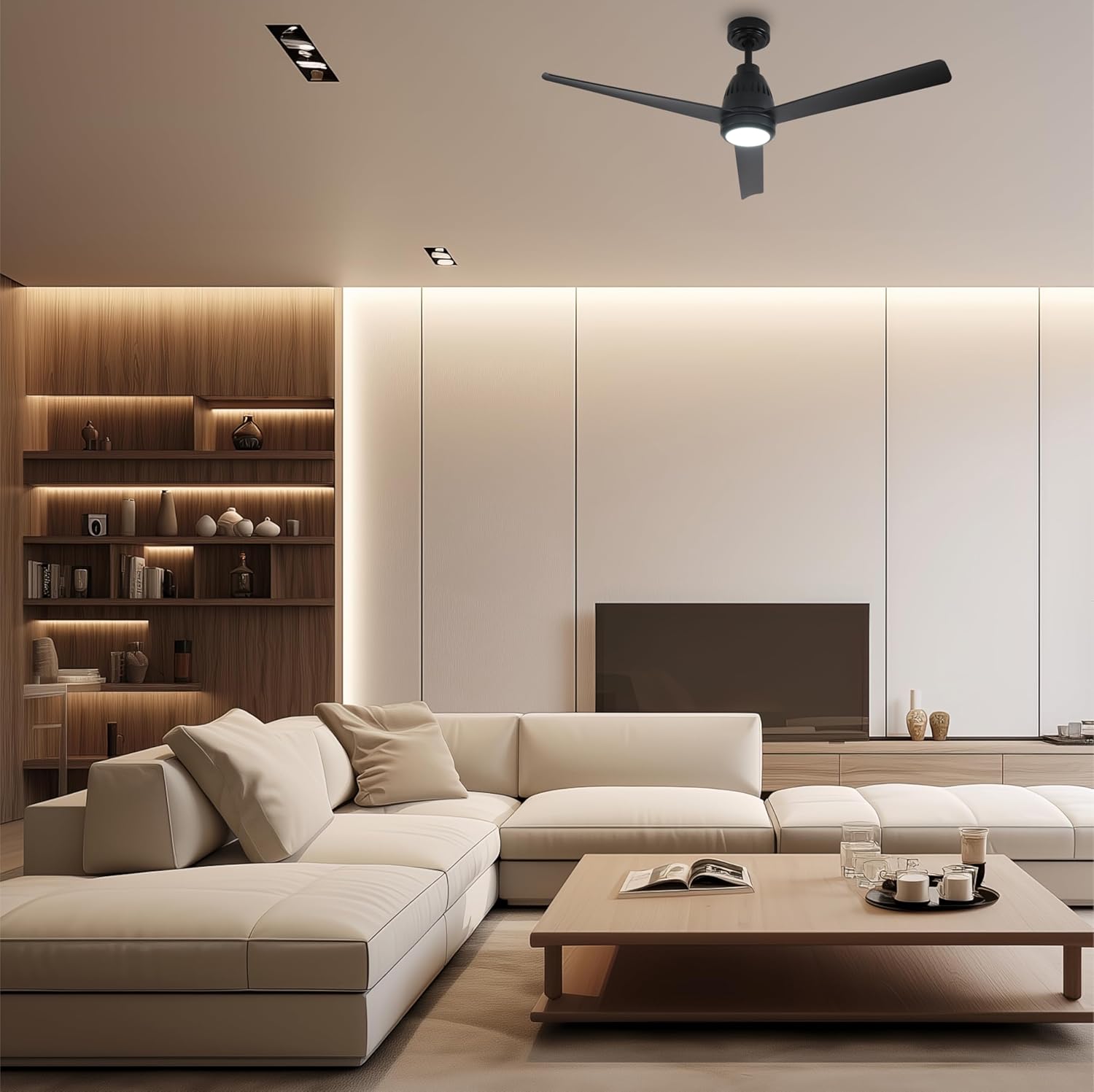 52" Ceiling Fan with Light | Remote Control
