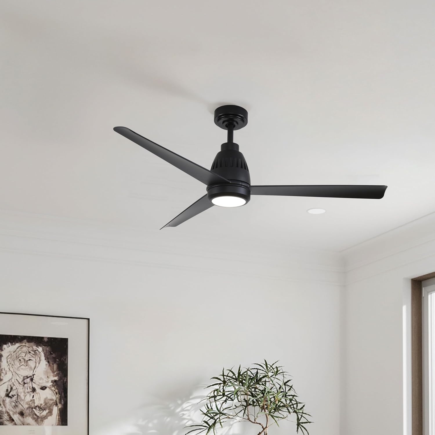 52" Ceiling Fan with Light | Remote Control
