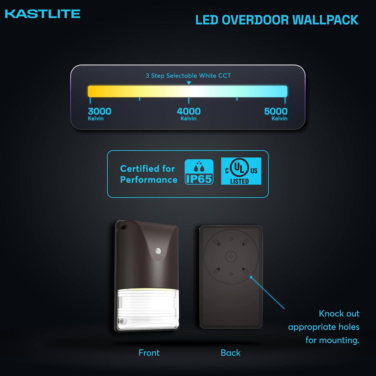 3 Way LED Wall Pack Light with Dusk to Dawn