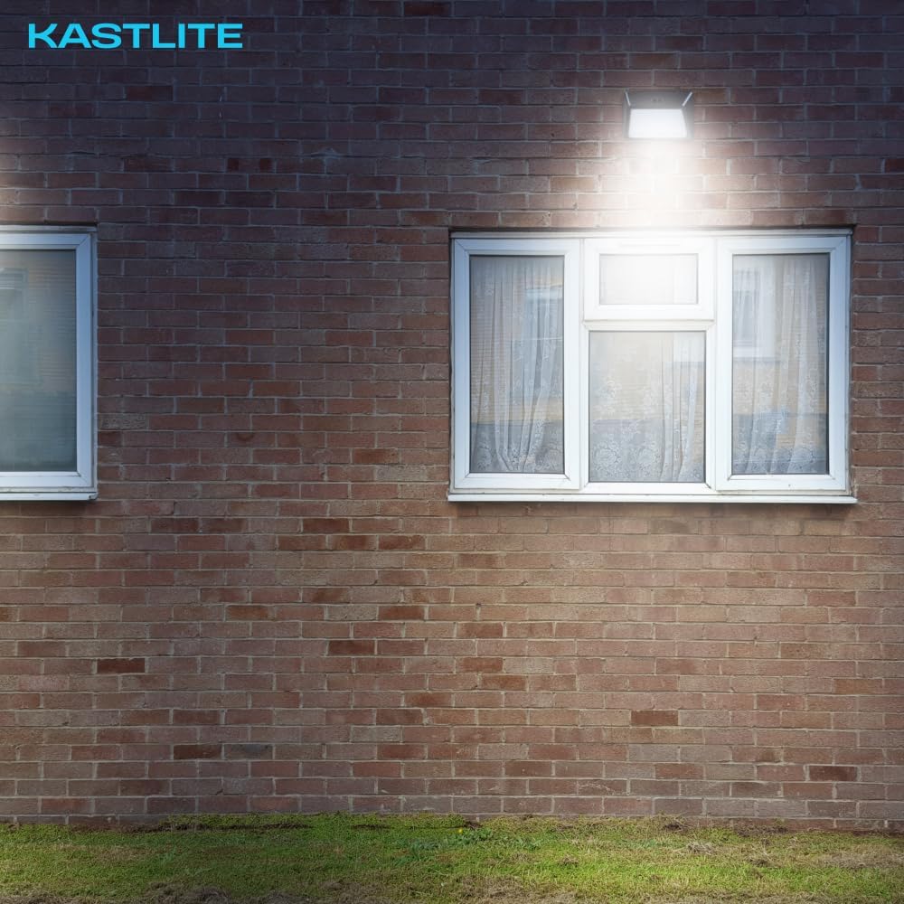 KastLite Outdoor Commercial High Output Refractor Wall Pack Light with Photocell Sensor