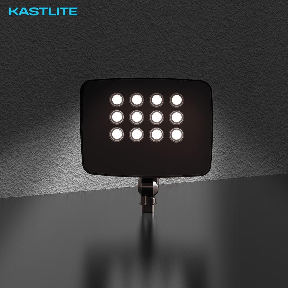 KastLite Commercial Outdoor Photocell LED Flood & Spot Light with Knuckle