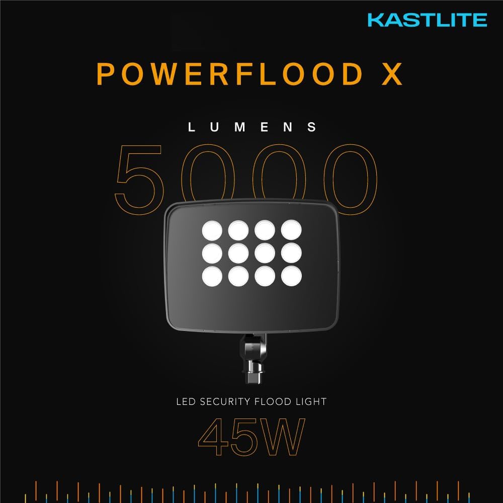 KastLite Commercial Outdoor Photocell LED Flood & Spot Light with Knuckle