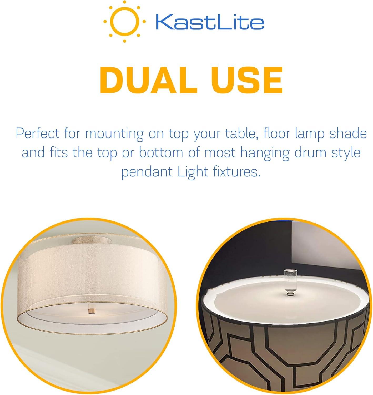 Round Lampshade Diffuser installed in ceiling fixture
