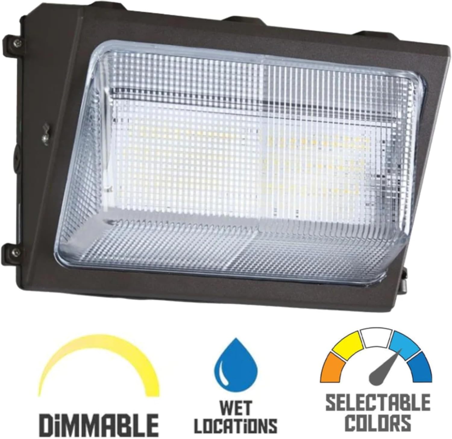 KastLite LED Wallpack Exterior Wall Light with Photocell