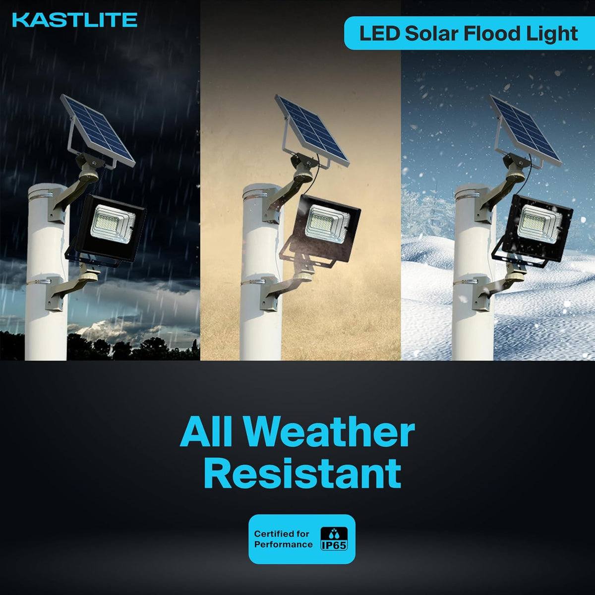 5-10W LED Dusk to Dawn Solar Flood Light additional angle view
