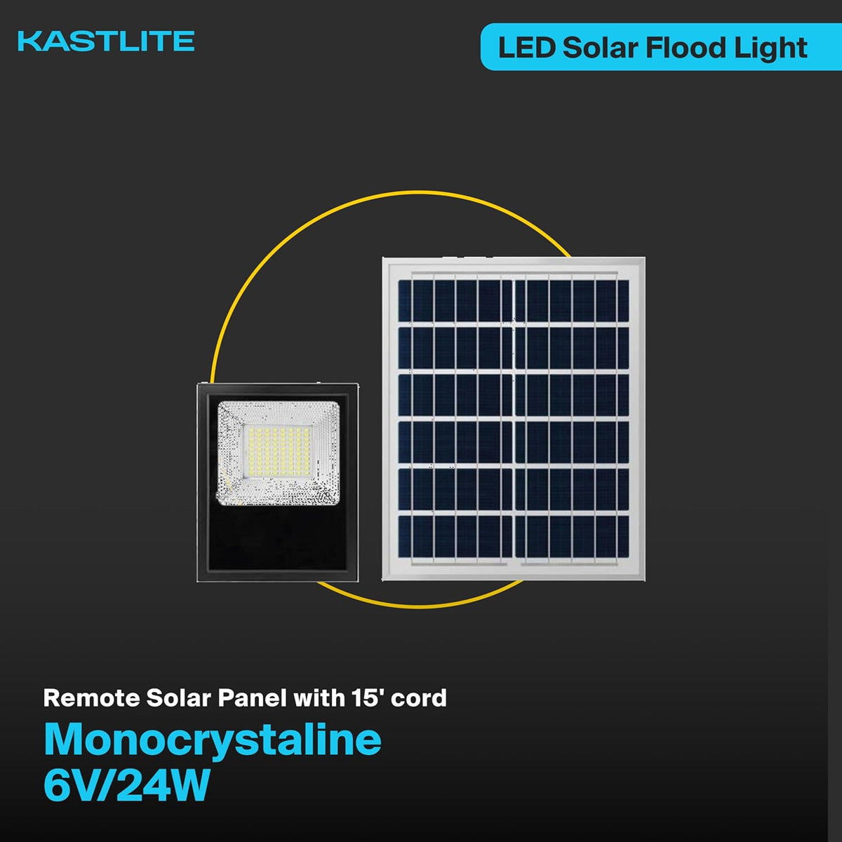 5-10W LED Dusk to Dawn Solar Flood Light additional angle view