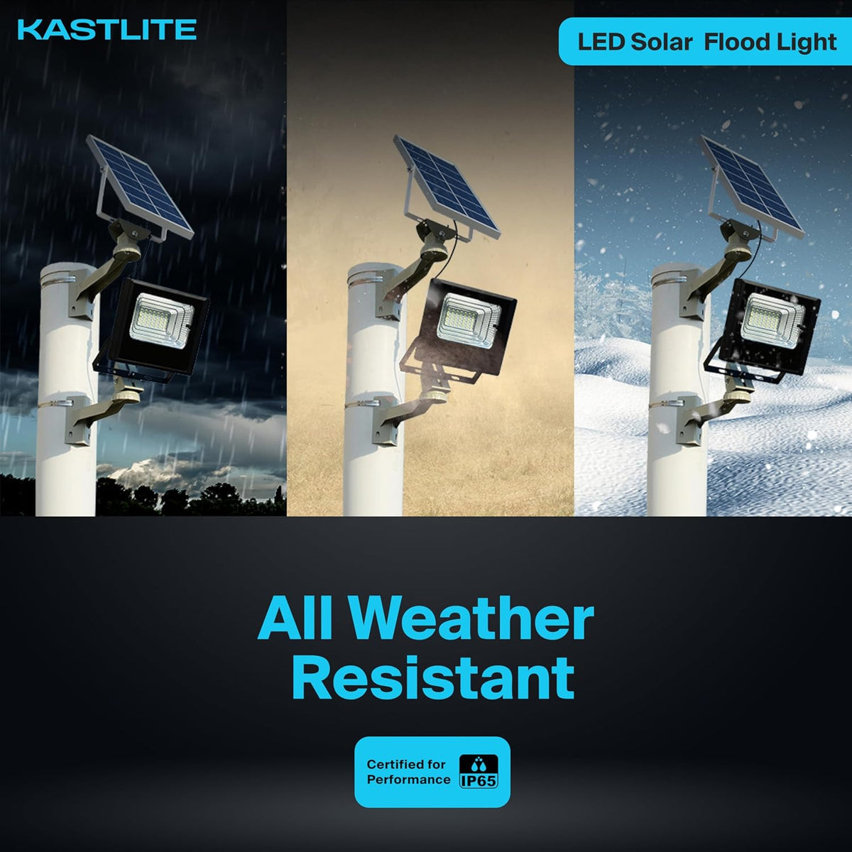5-10W LED Dusk to Dawn Solar Flood Light additional angle view