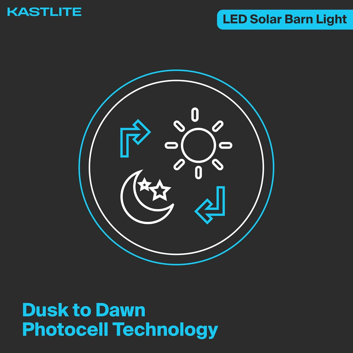 45W Solar Barn Light additional angle view