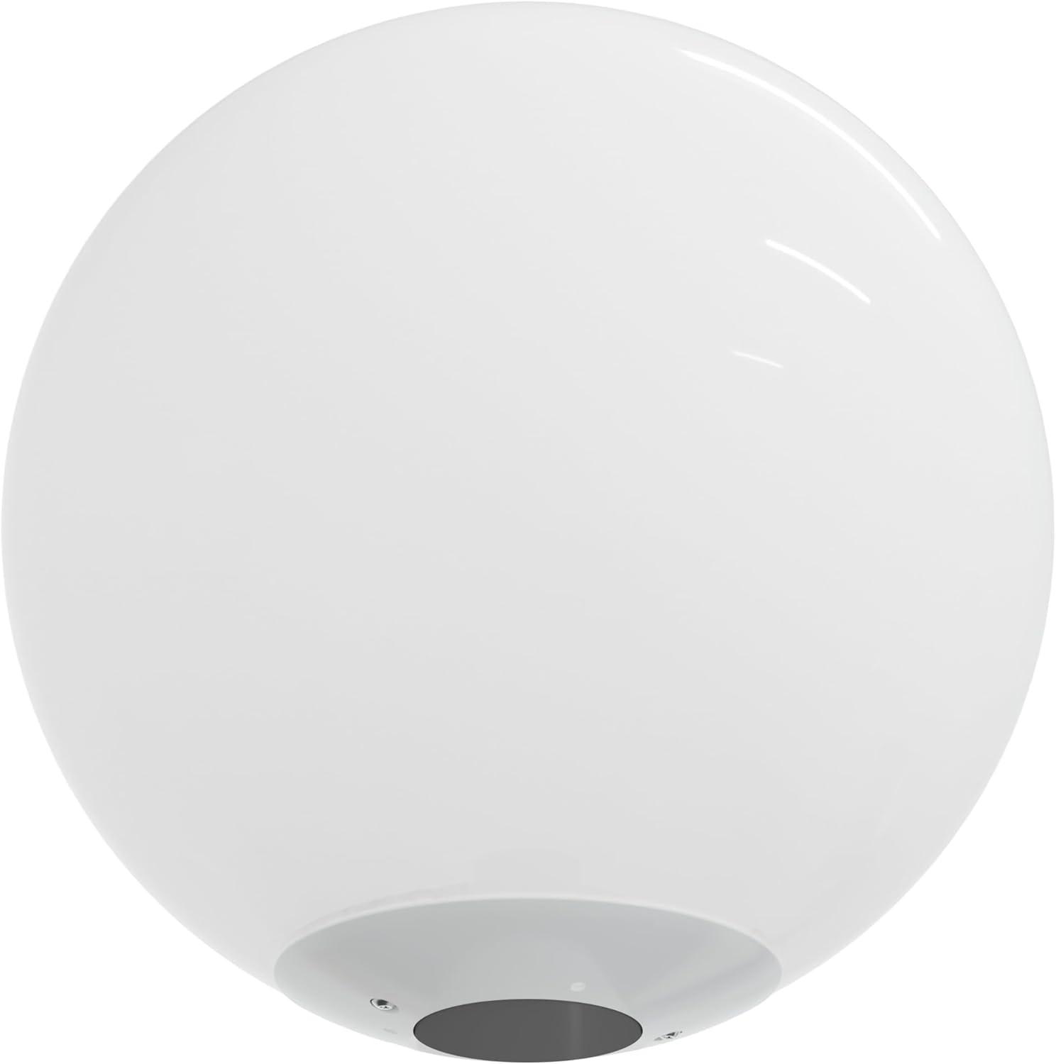 20" Globe Combo installed on lamp post fixture
