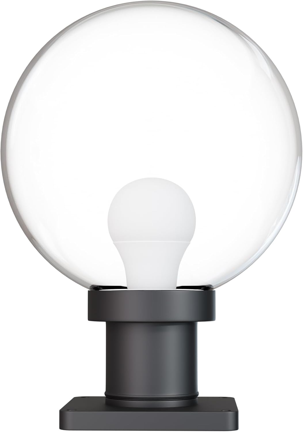 KastLite 10" Globe Pier Mount Outdoor Lighting with LED Lamp