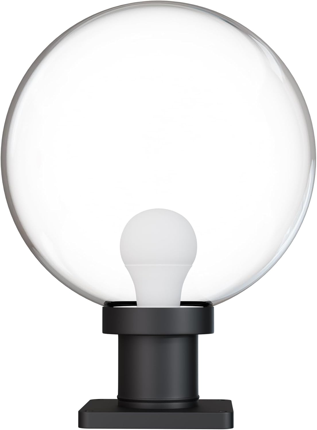 KastLite 12" Globe Pier Mount Outdoor Lighting with LED Lamp