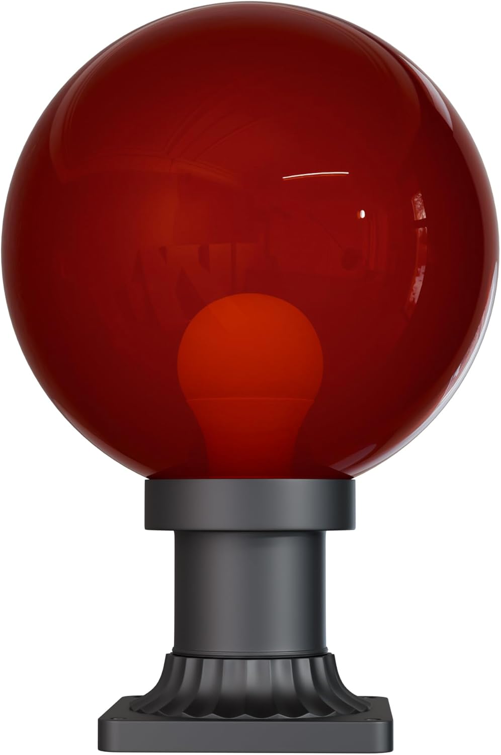 KastLite 10" Globe Pier Mount Outdoor Lighting with LED Lamp