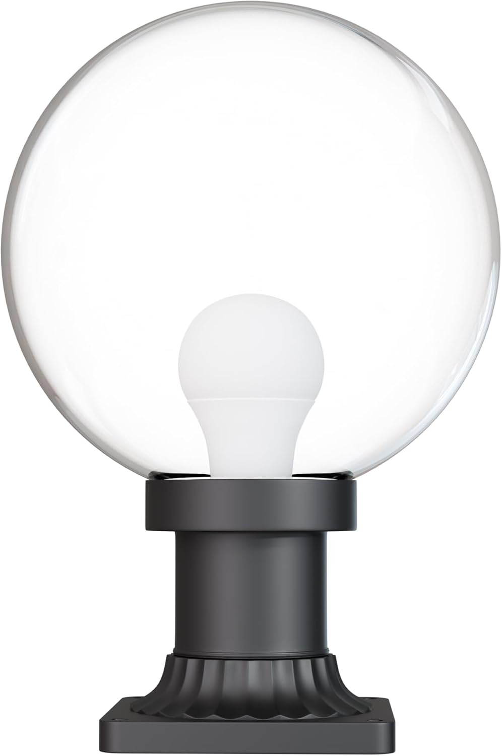 KastLite 10" Globe Pier Mount Outdoor Lighting with LED Lamp