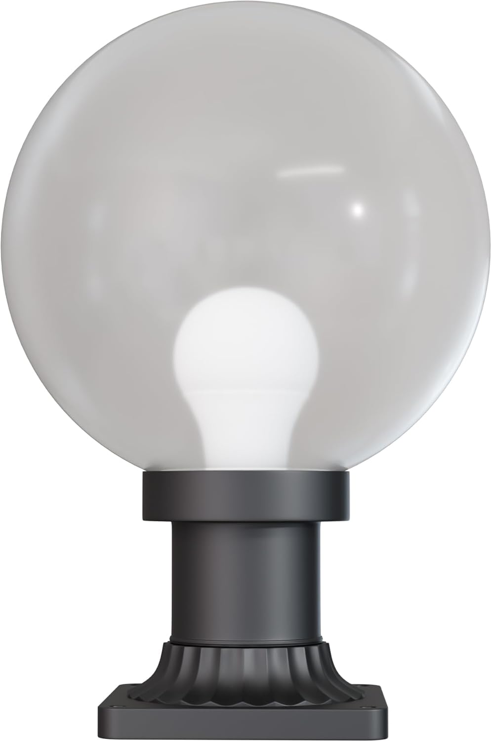 KastLite 10" Globe Pier Mount Outdoor Lighting with LED Lamp