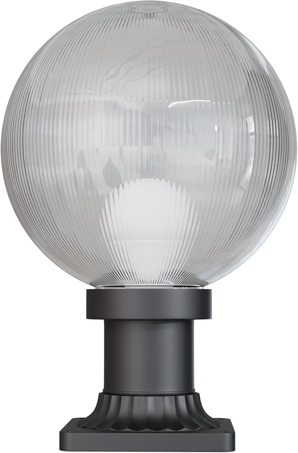 KastLite 10" Globe Pier Mount Outdoor Lighting with LED Lamp