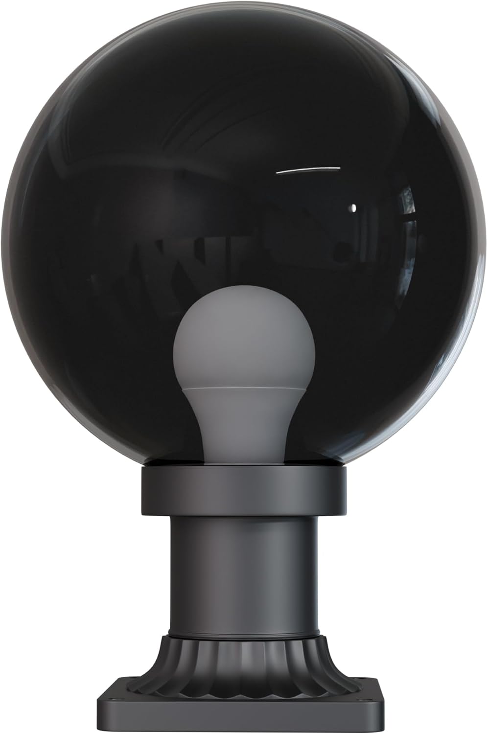 KastLite 10" Globe Pier Mount Outdoor Lighting with LED Lamp