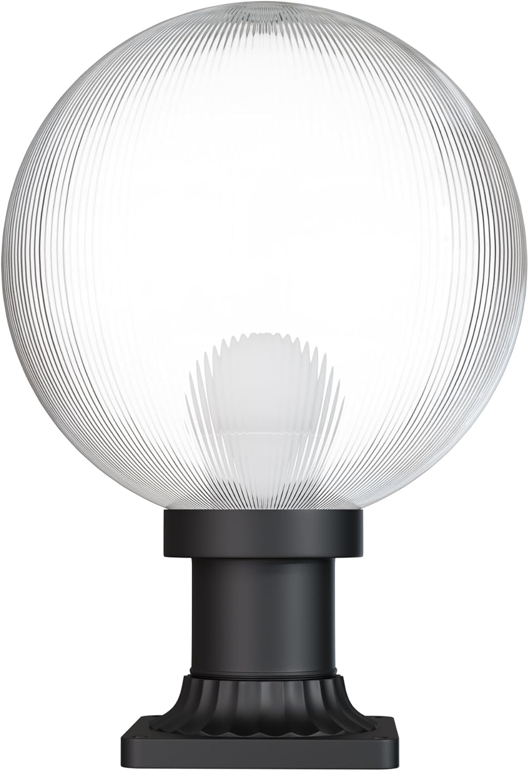 KastLite 12" Globe Pier Mount Outdoor Lighting with LED Lamp