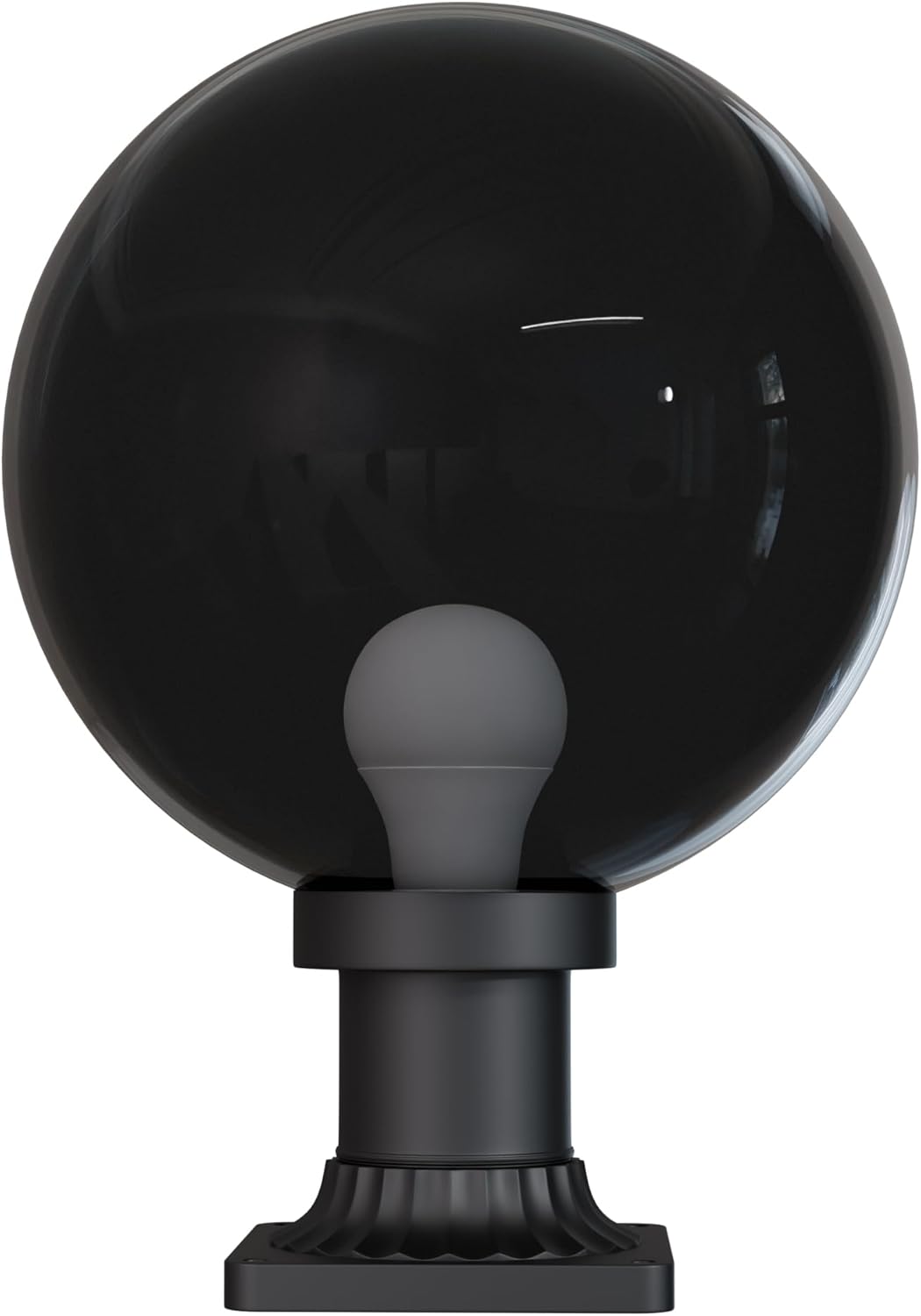 KastLite 12" Globe Pier Mount Outdoor Lighting with LED Lamp