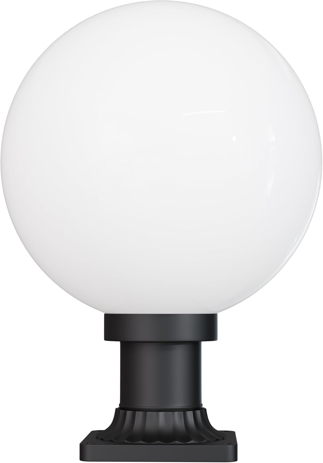 KastLite 12" Globe Pier Mount Outdoor Lighting with LED Lamp