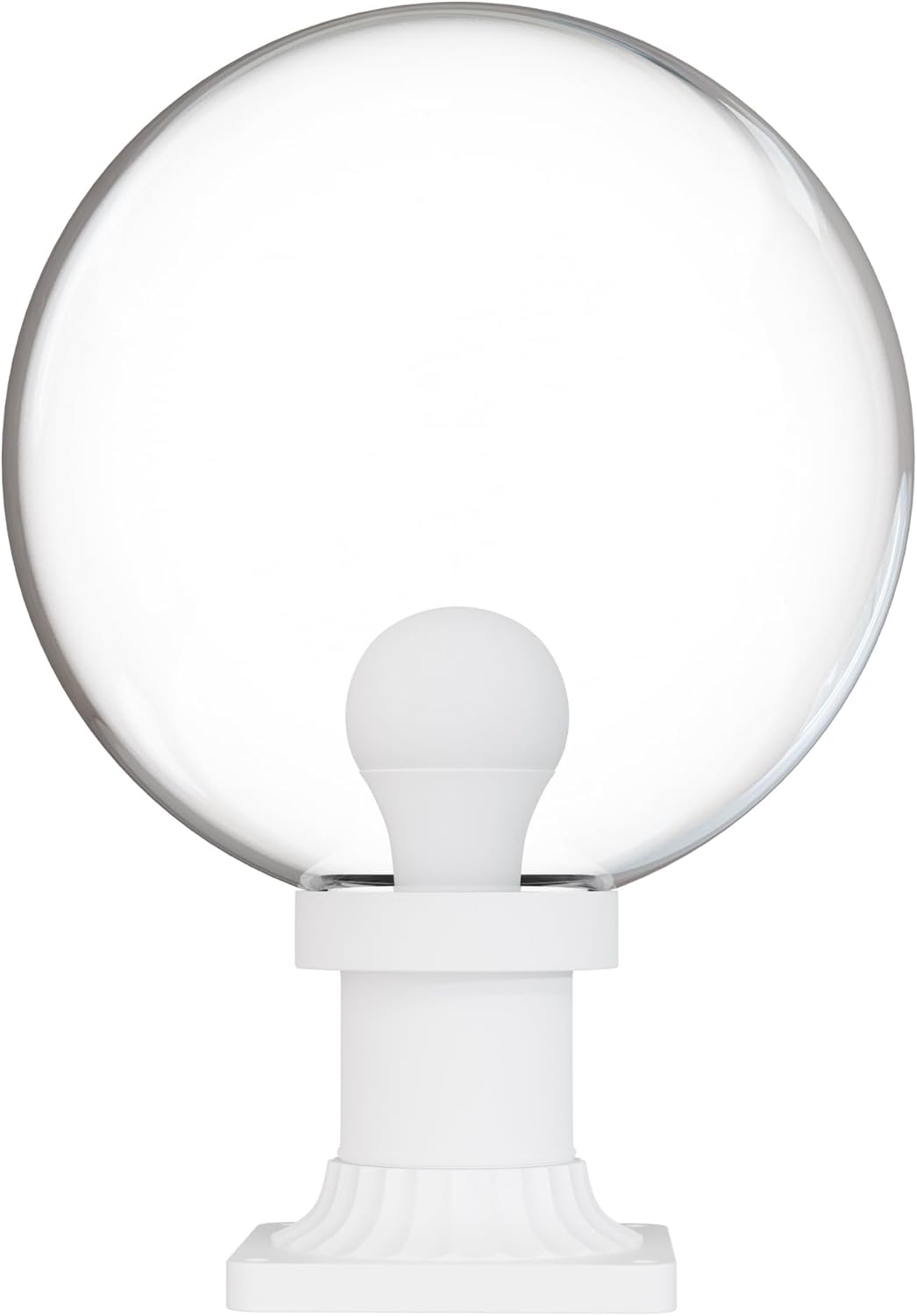 KastLite 12" Globe Pier Mount Outdoor Lighting with LED Lamp