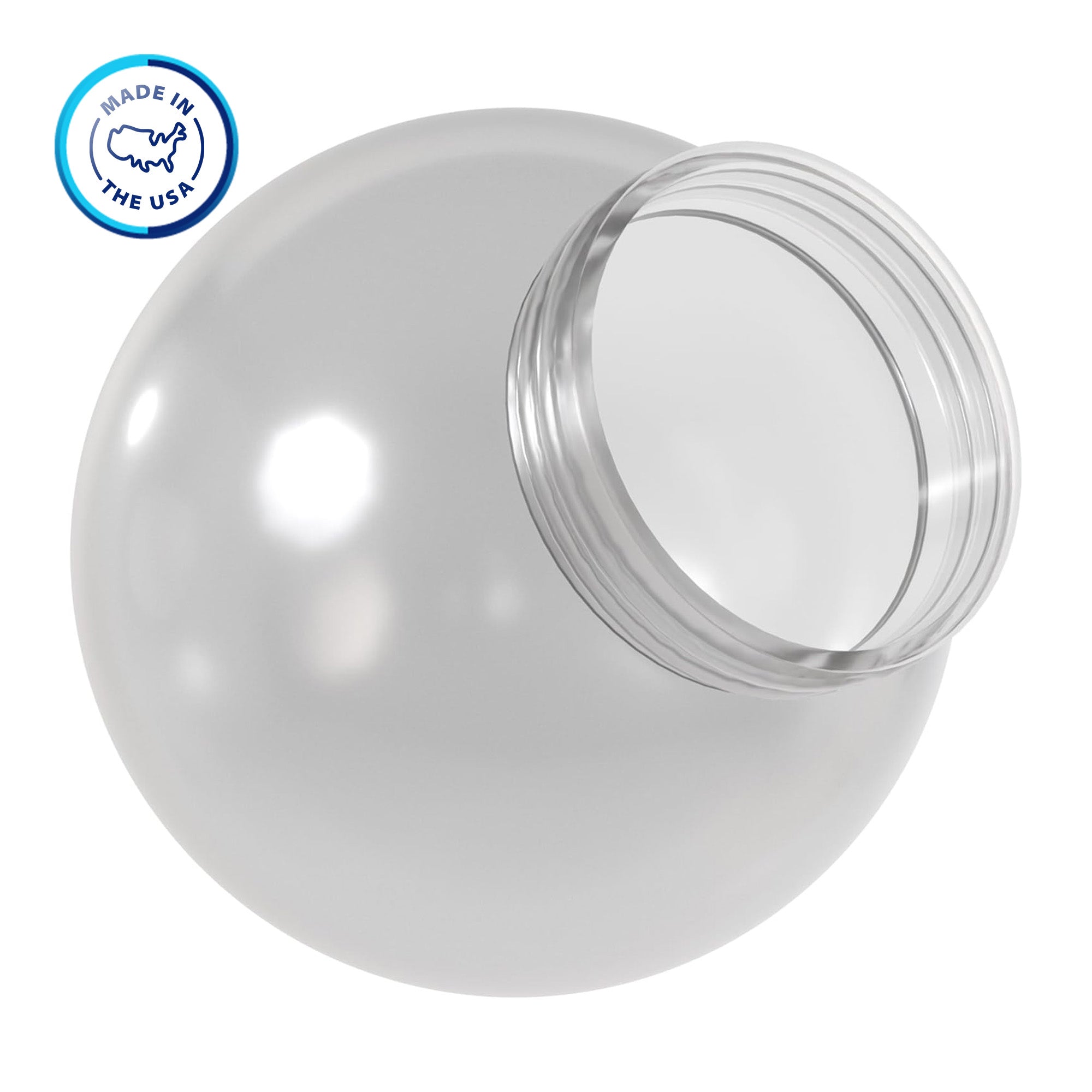 6" Globe with 3.14" Screw Neck