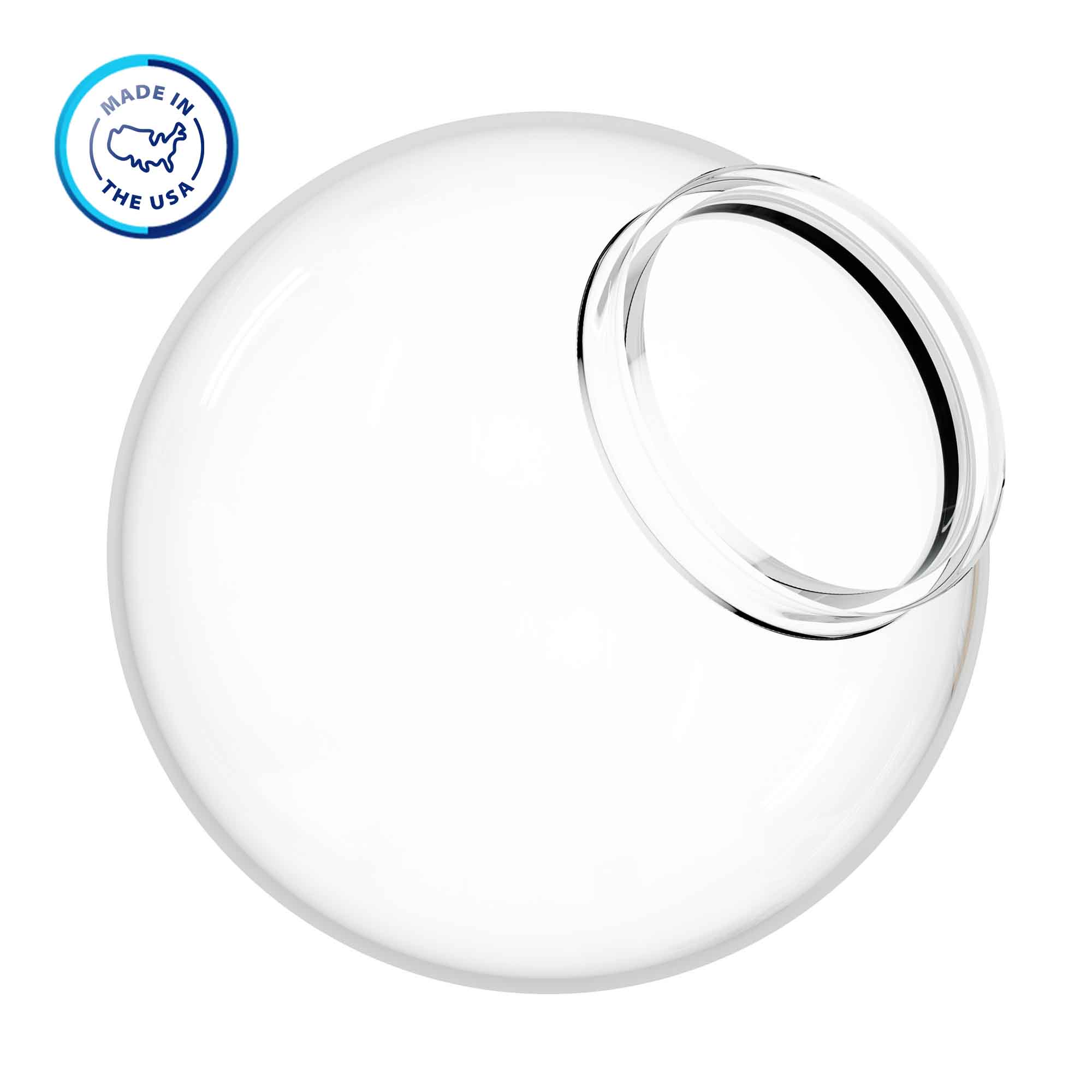 8" Globe with 3.91" Fitter Neck