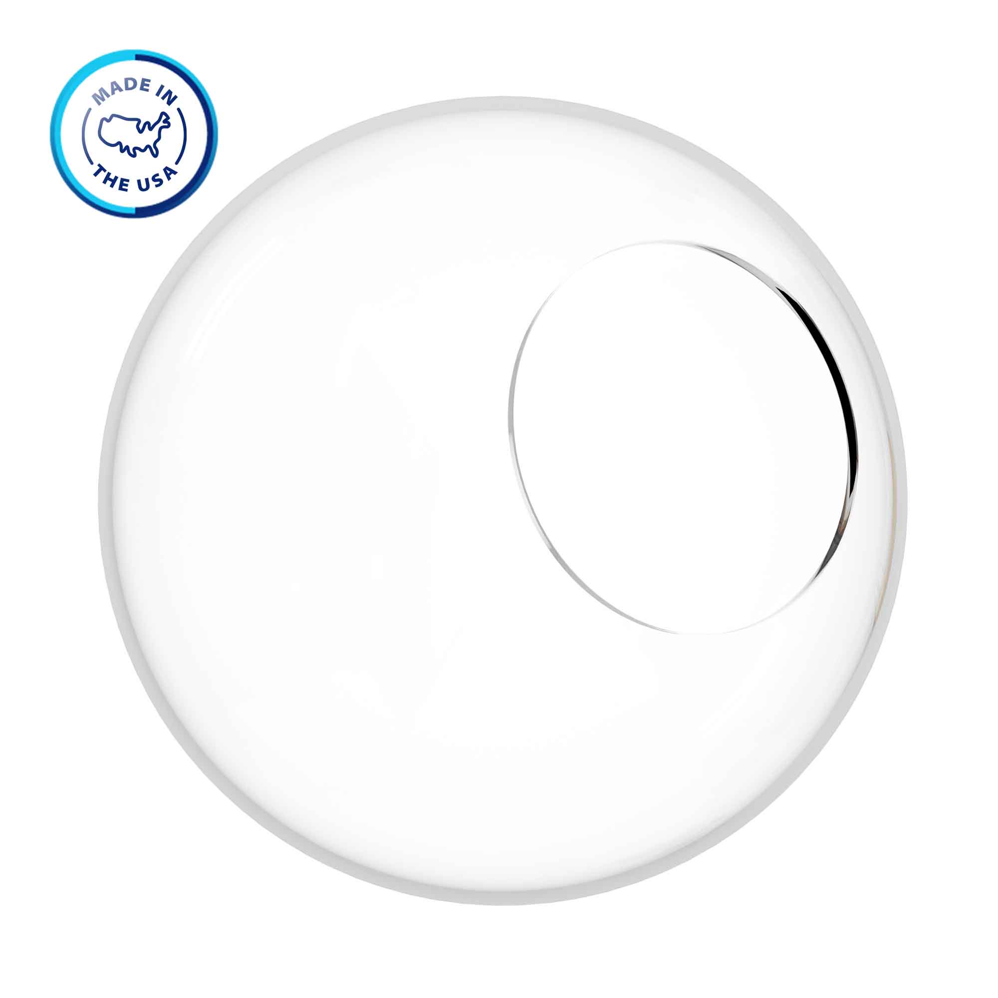 8" Globe with 3.50" Neckless Opening