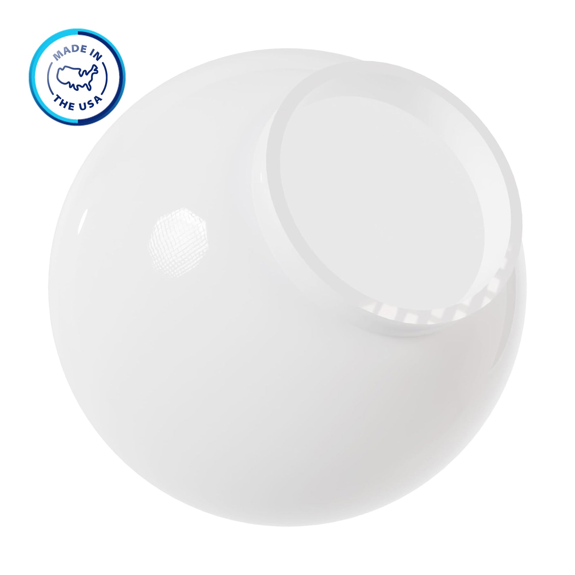 8" Globe with 3.91" Fitter Neck