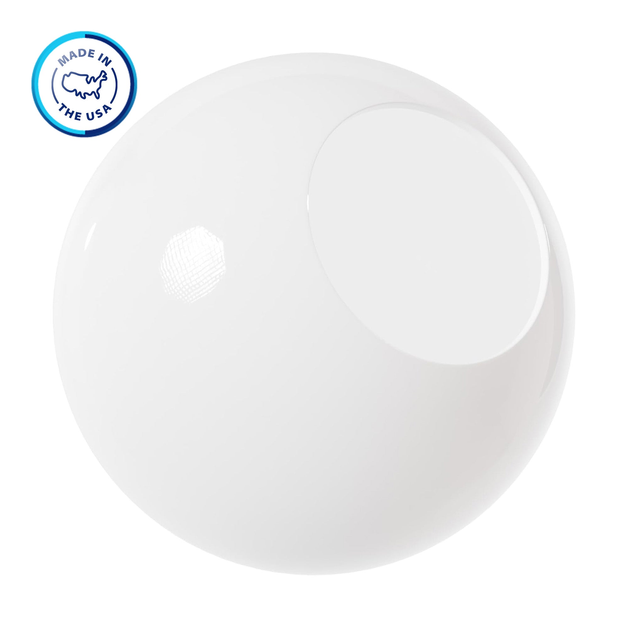 8" Globe with 3.50" Neckless Opening