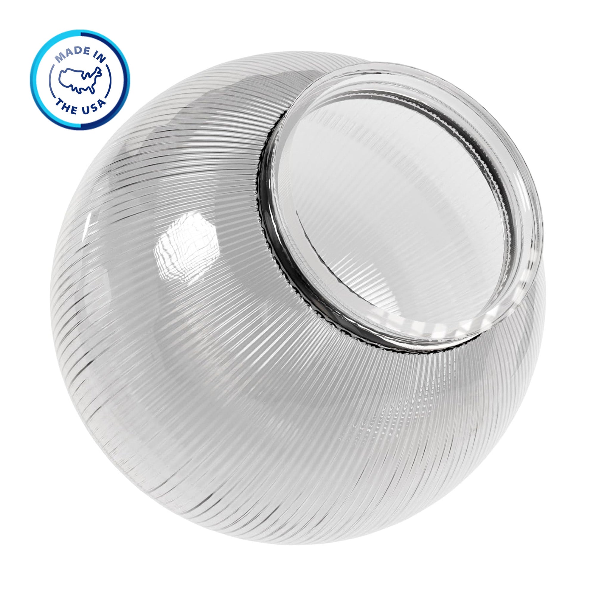 8" Globe with 3.91" Fitter Neck