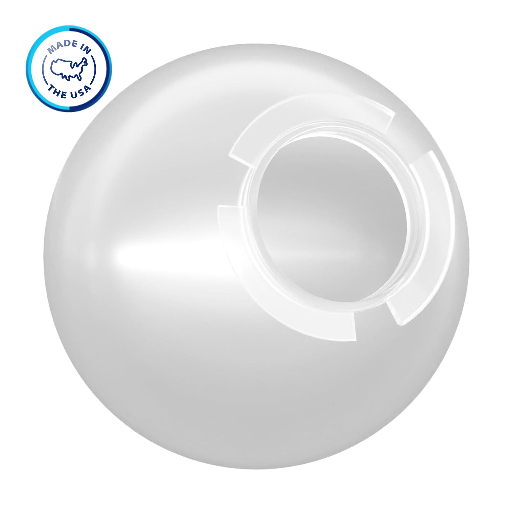 glass globe light fixture 'made in the usa'