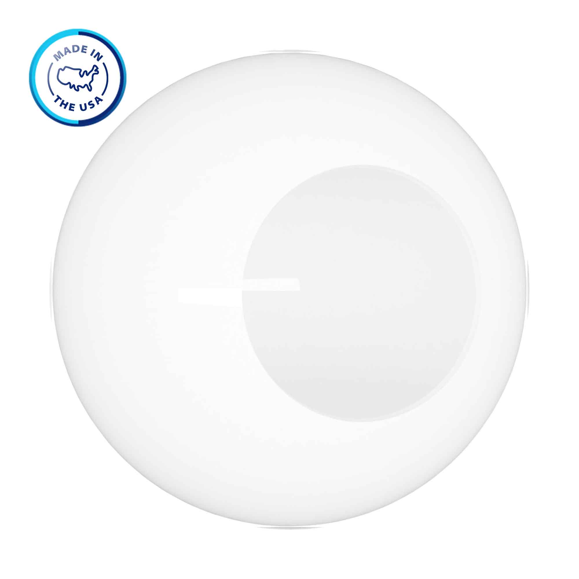 12" Globe with 5.25" Neckless Opening