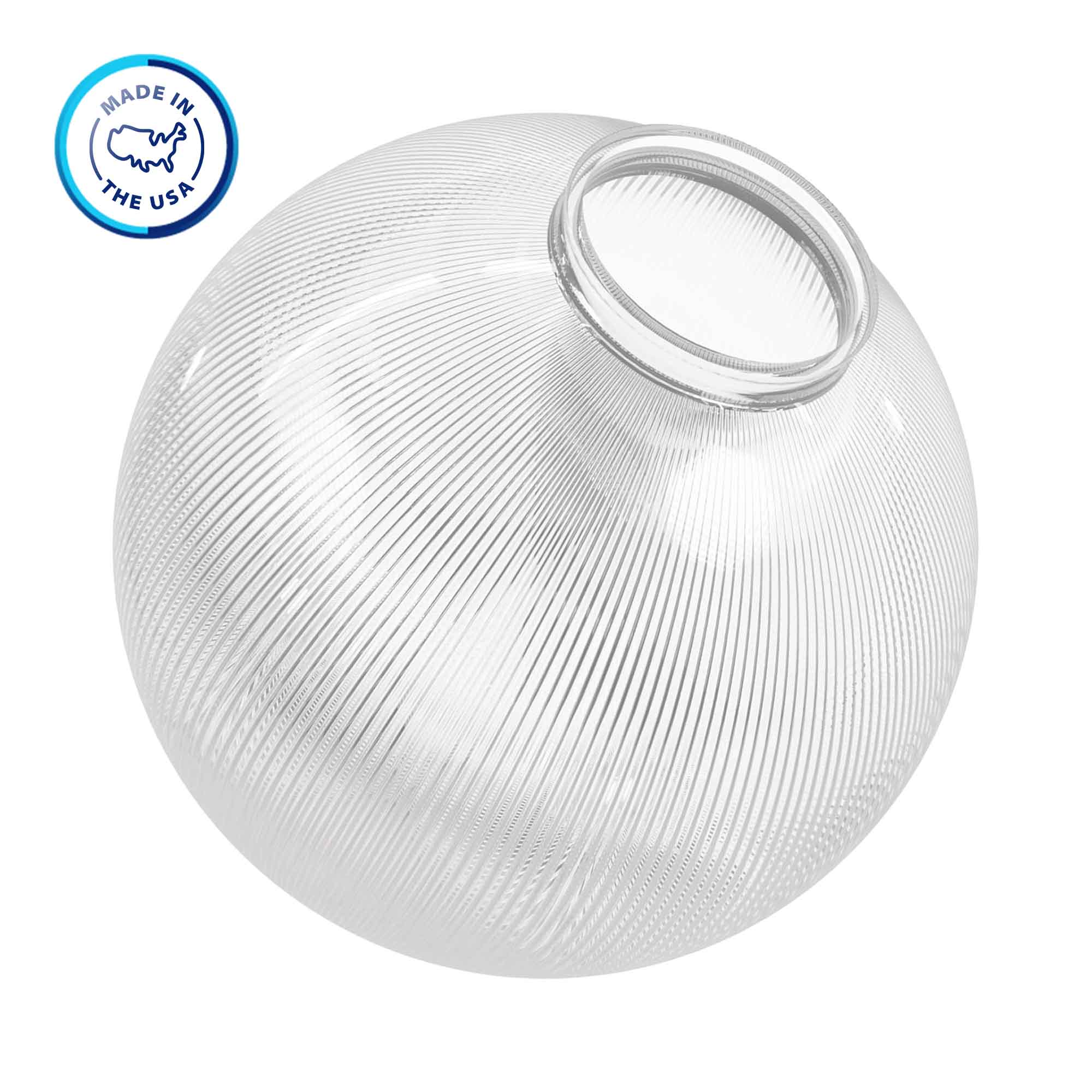 12" Globe with 3.91" Fitter Neck