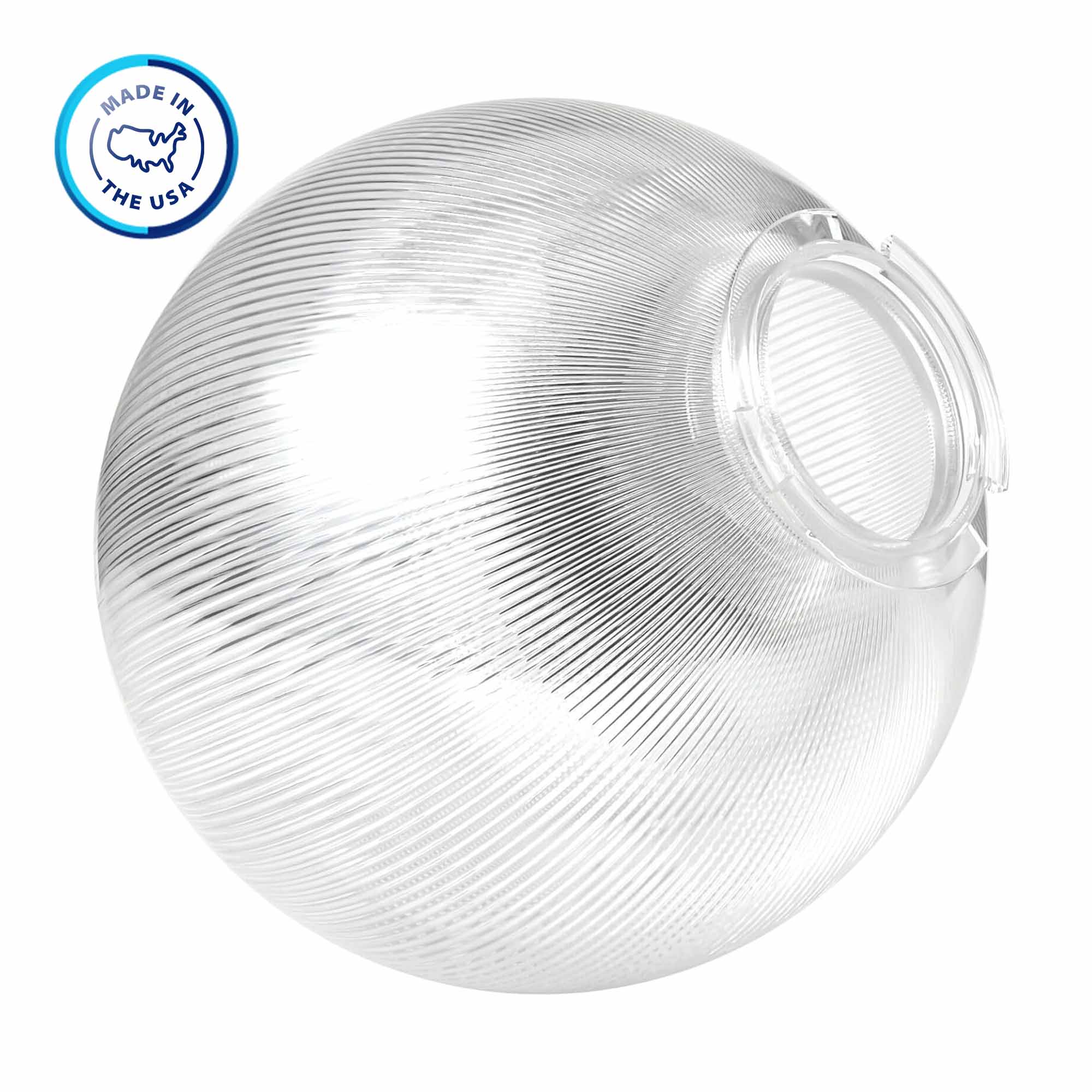 12" Globe with 4-5/8" Twist Lock Neck