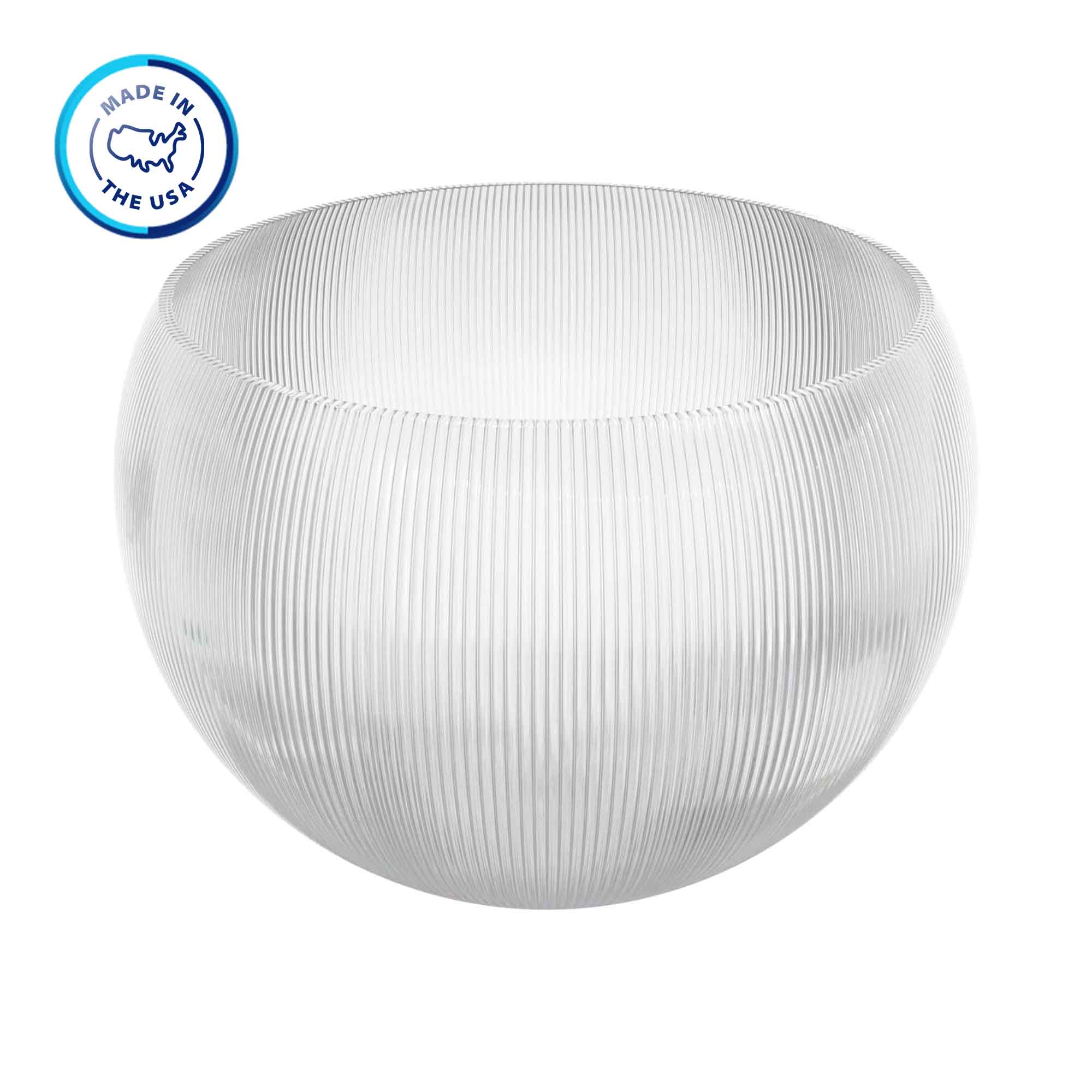 12-inch Custom cut Lamp Post Globe