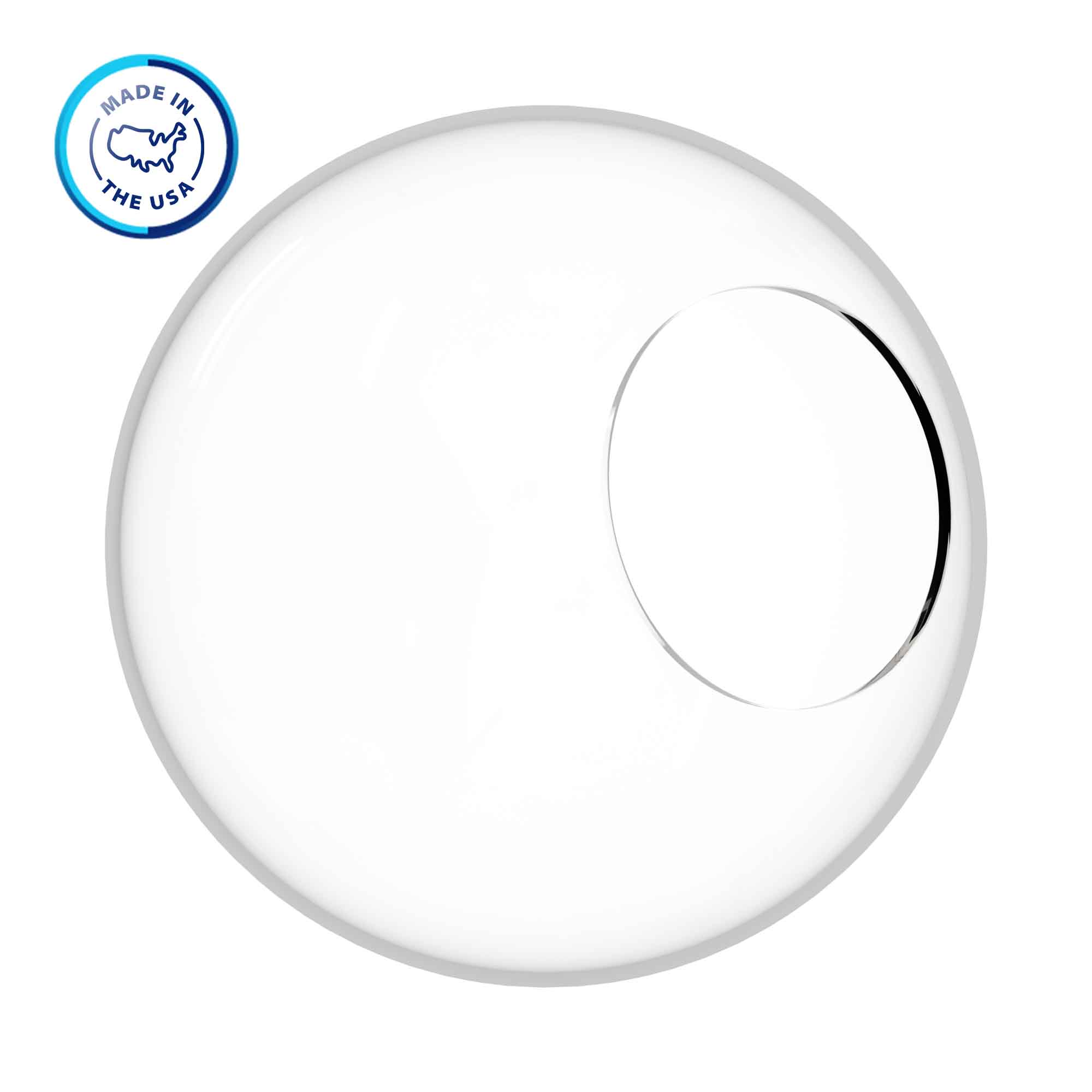 14" Globe with 5.25" Neckless Opening