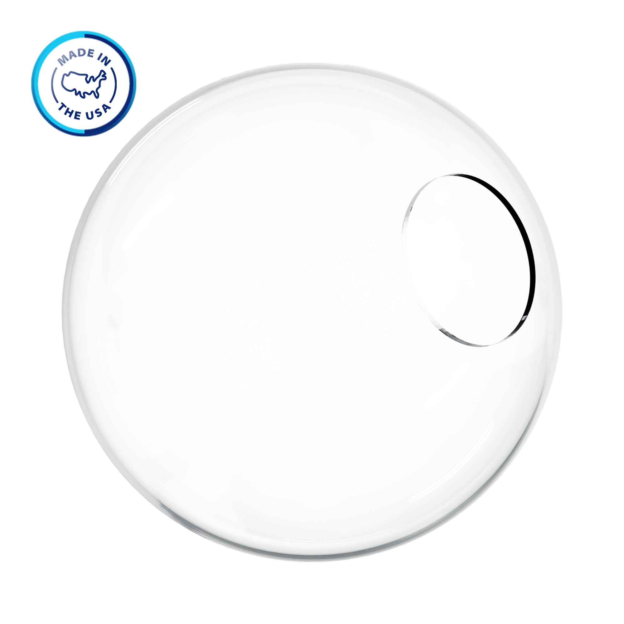 18" Globe with 5.25" Neckless Opening