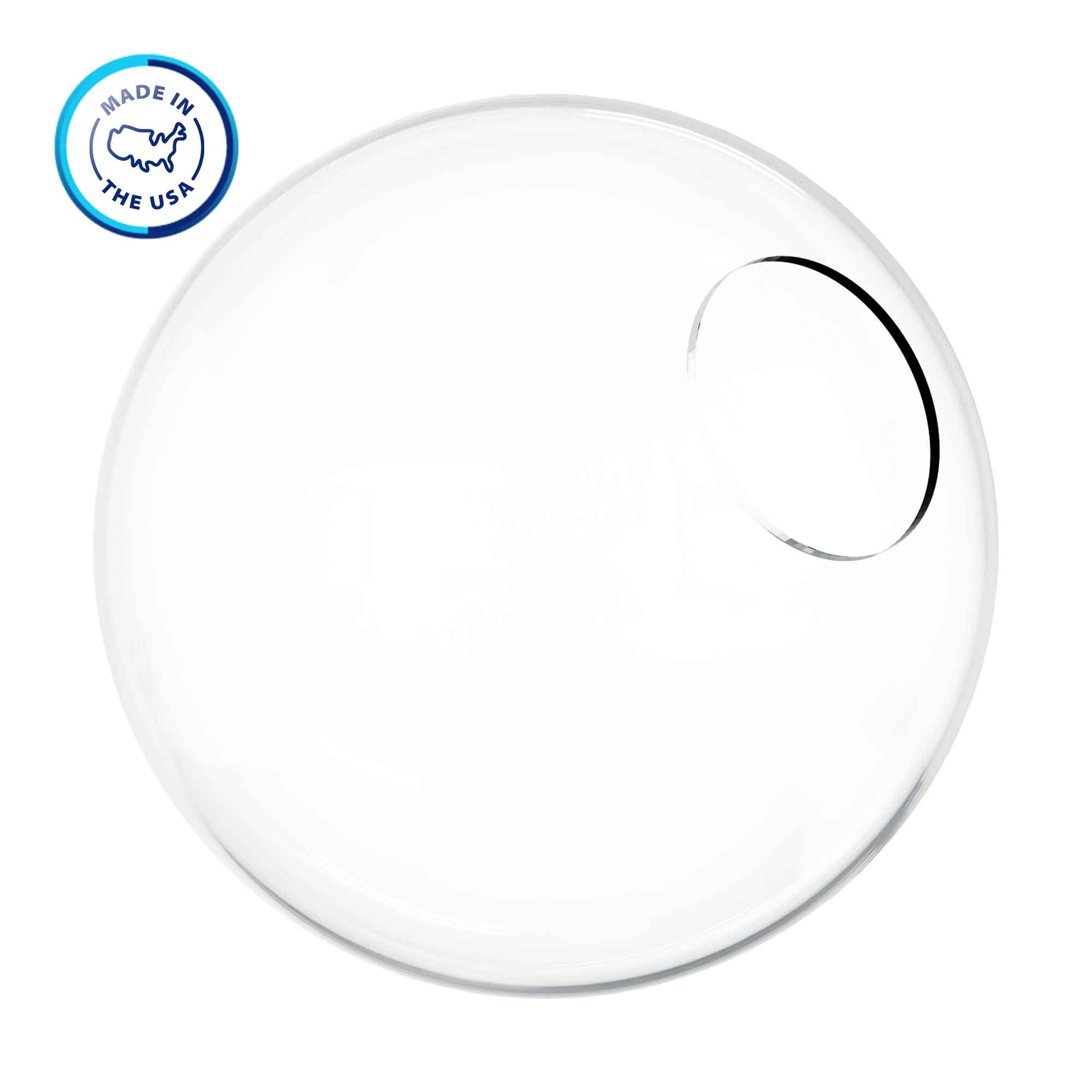 20" Globe with 5.25" Neckless Opening