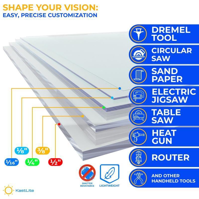 KastLite 1/4" Thick Polycarbonate Sheet