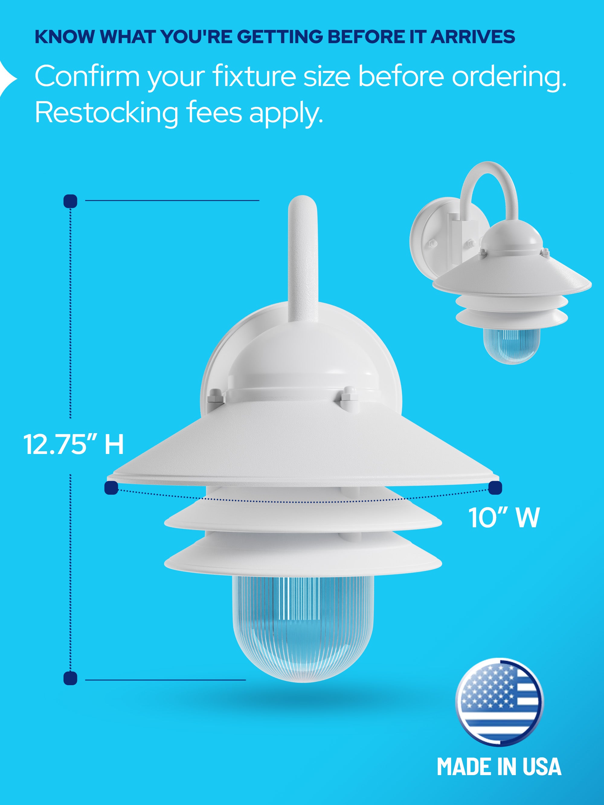 Polycarbonate Nautical Outdoor Wall Light