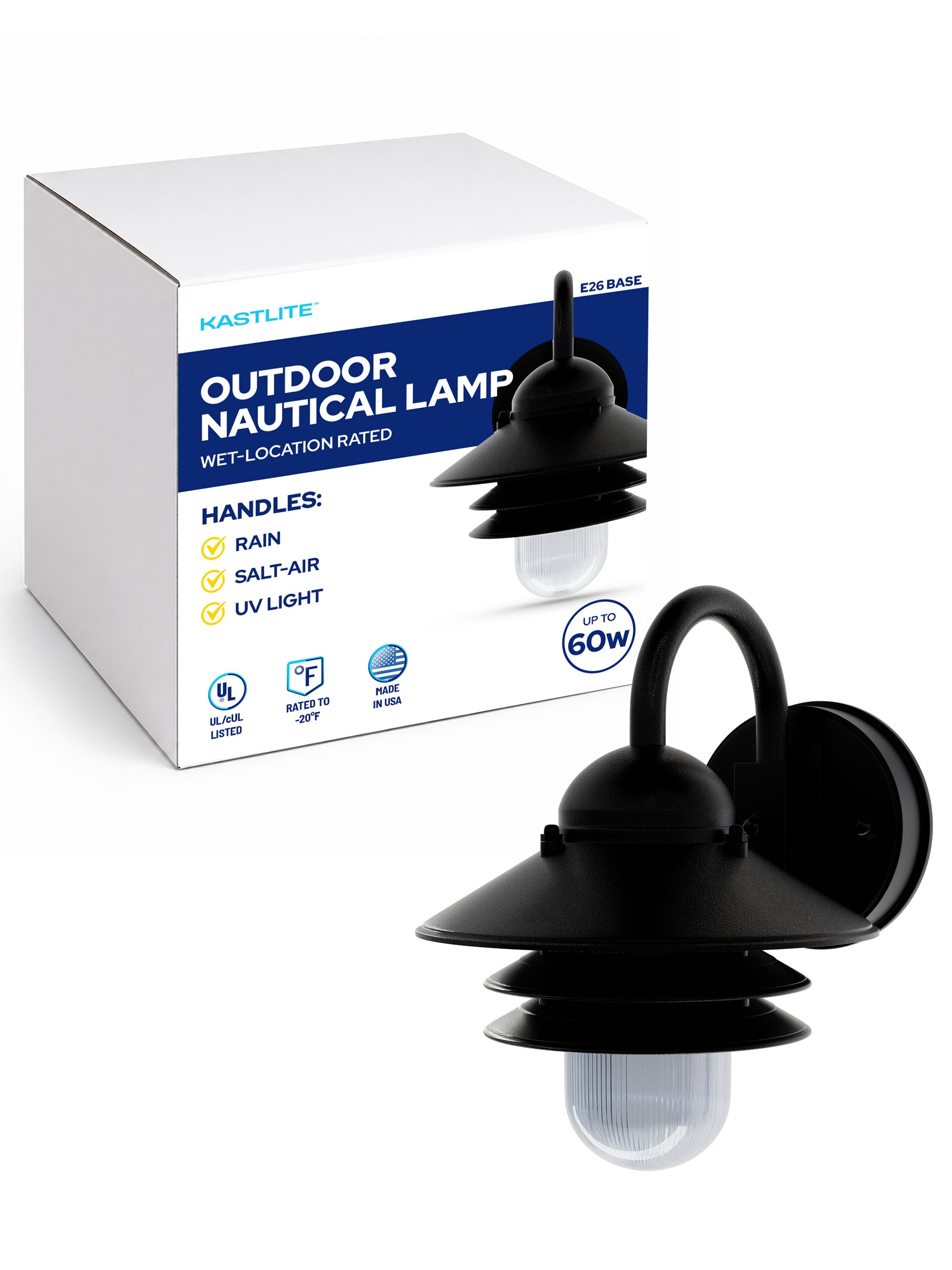 Polycarbonate Nautical Outdoor Wall Light