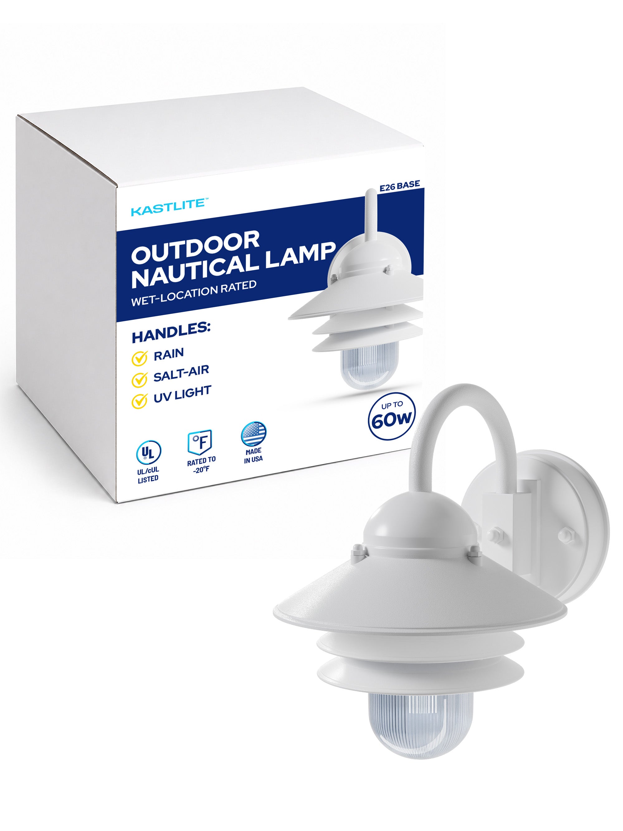 Polycarbonate Nautical Outdoor Wall Light