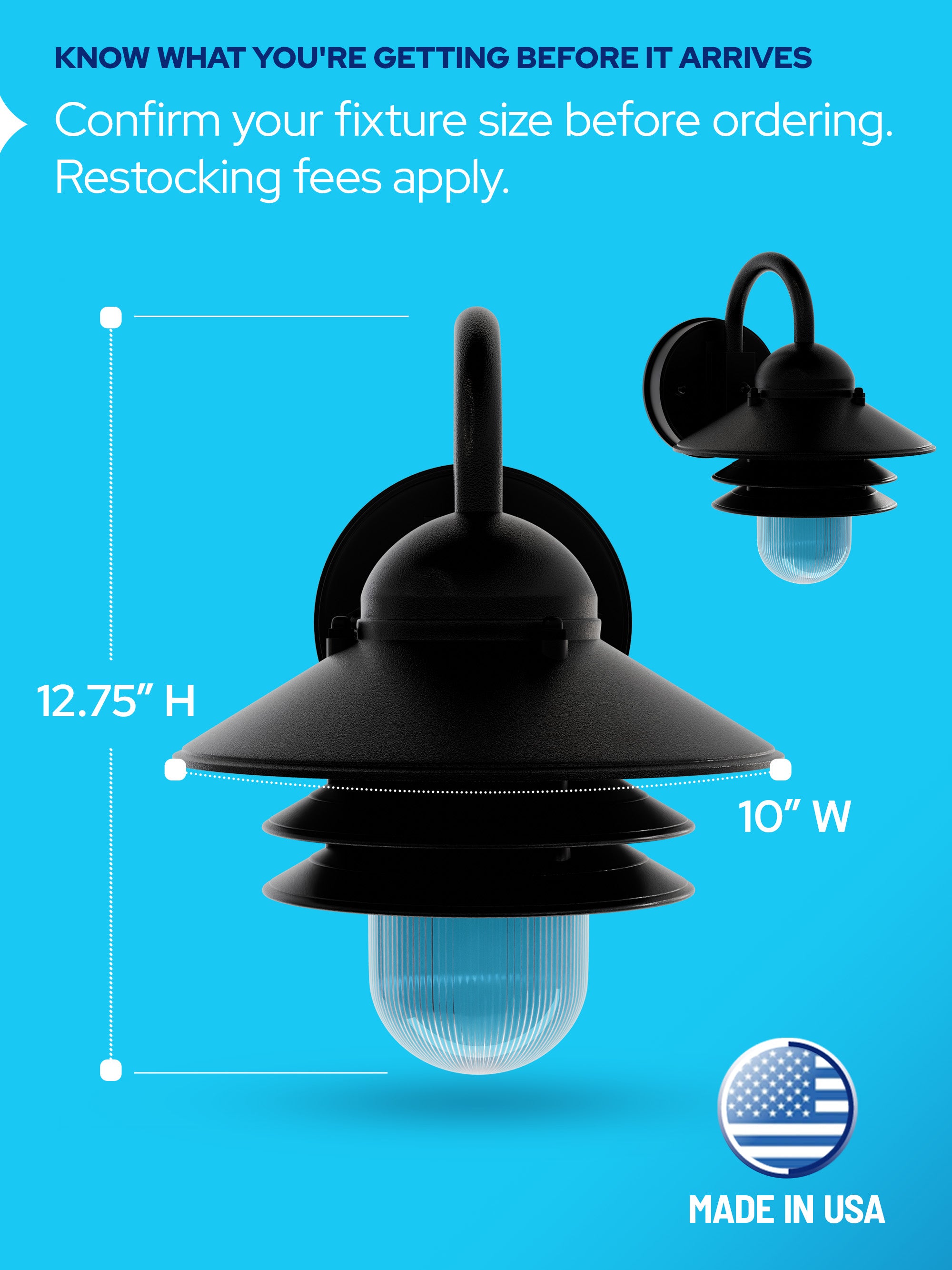 Polycarbonate Nautical Outdoor Wall Light