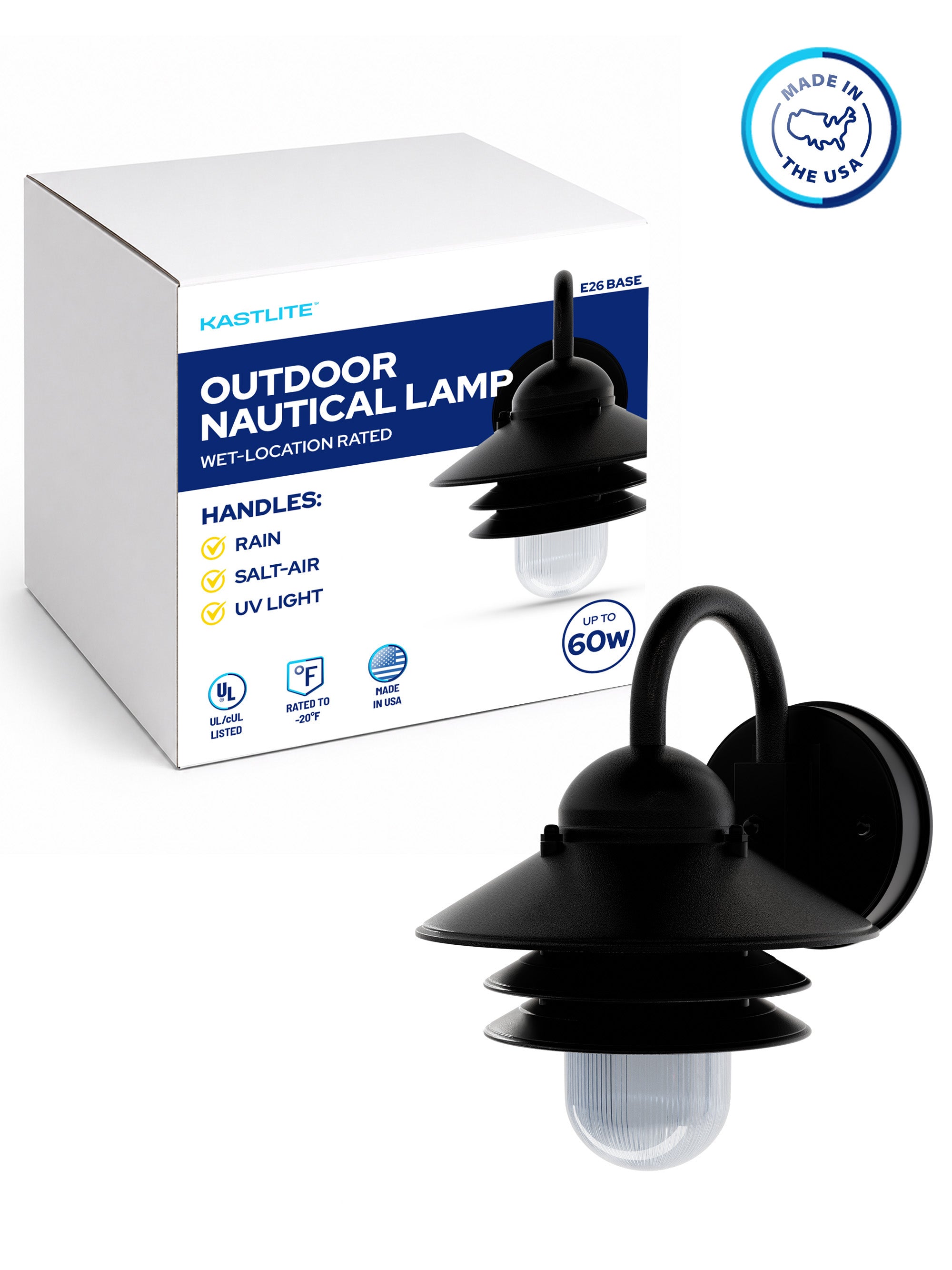 Polycarbonate Nautical Outdoor Wall Light