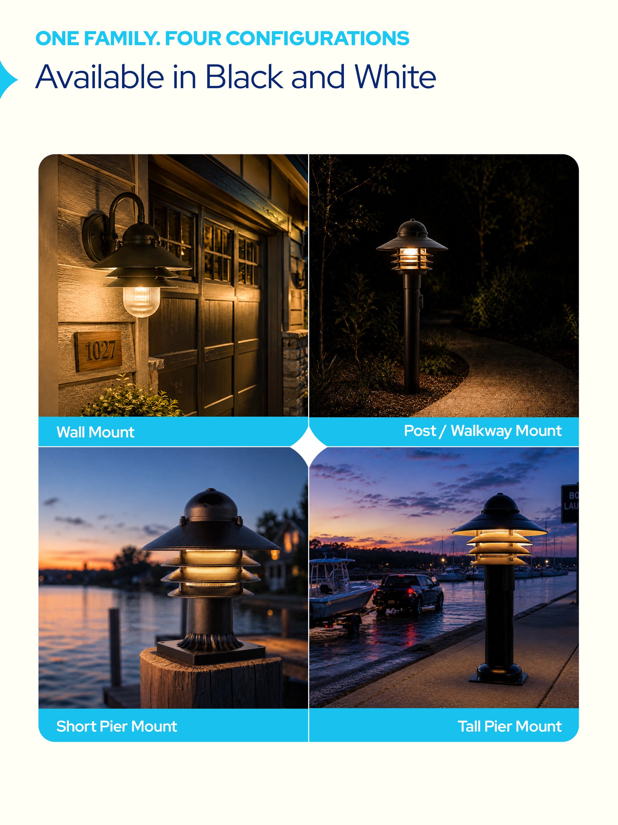 Polycarbonate Nautical Outdoor Wall Light