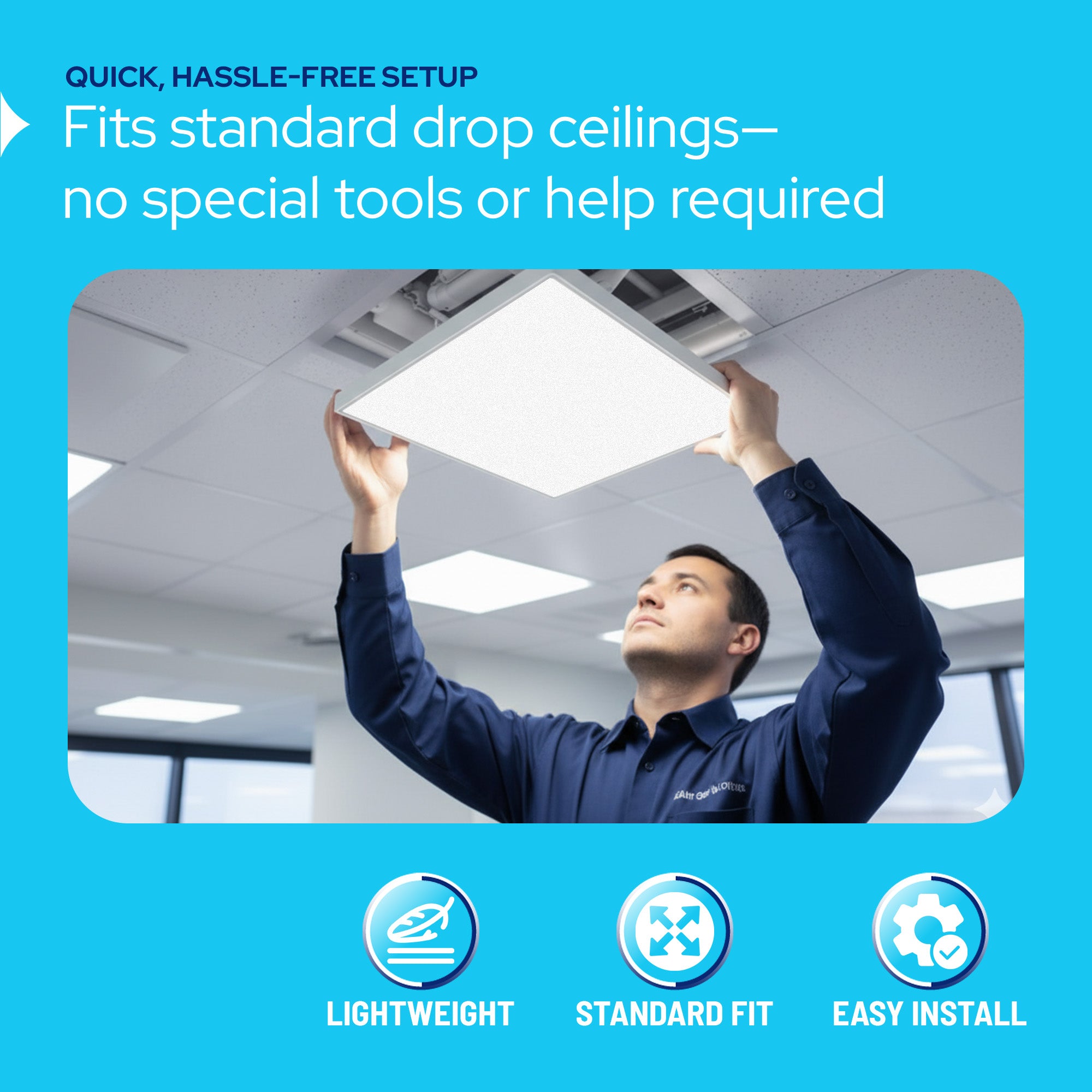 Frost Glaze Lighting Panel alternate angle