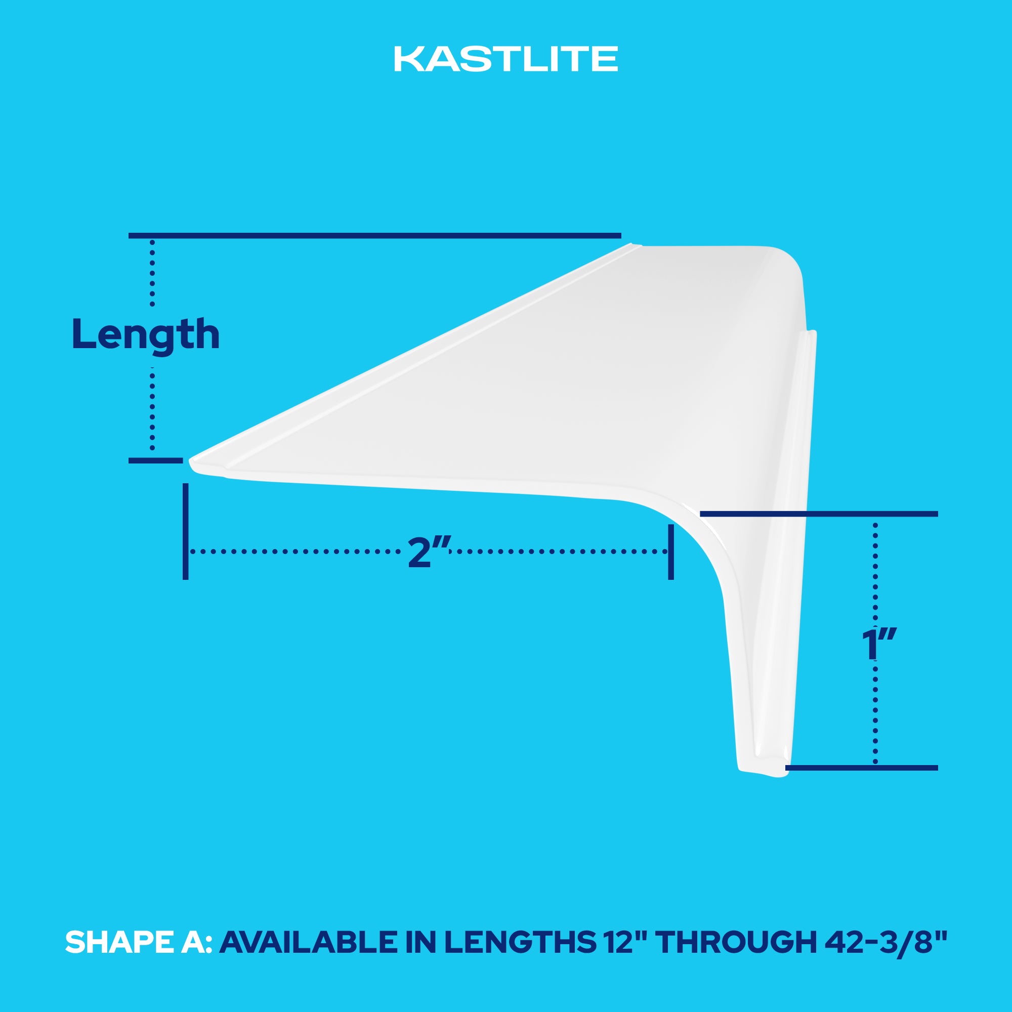 KastLite Curved Under Cabinet Light Cover Replacement
