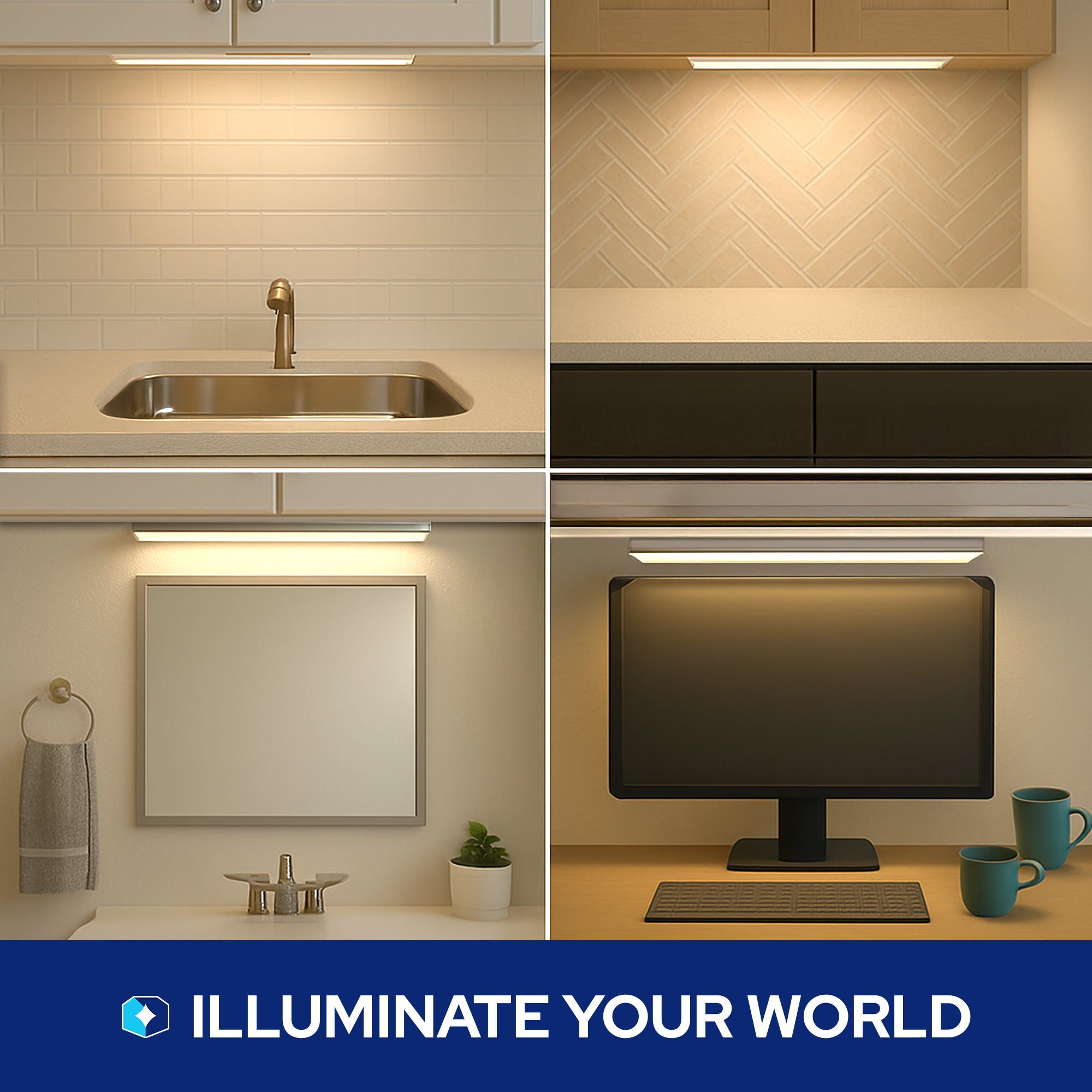 KastLite Curved Under Cabinet Light Cover Replacement