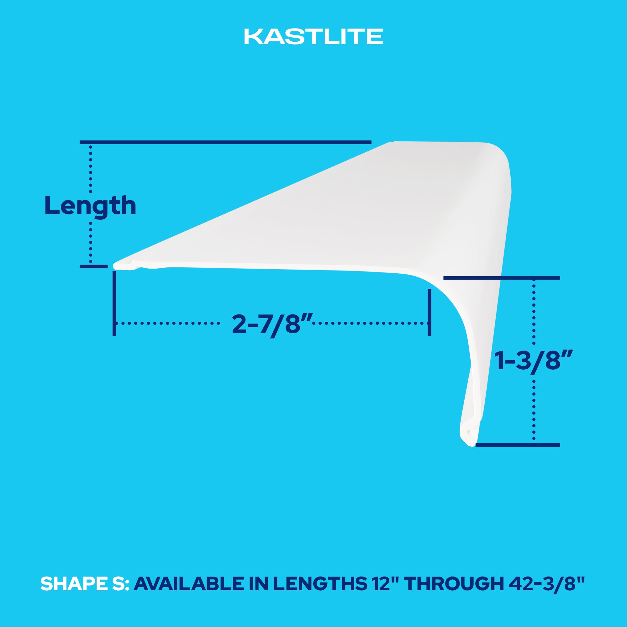 KastLite Curved Under Cabinet Light Cover Replacement
